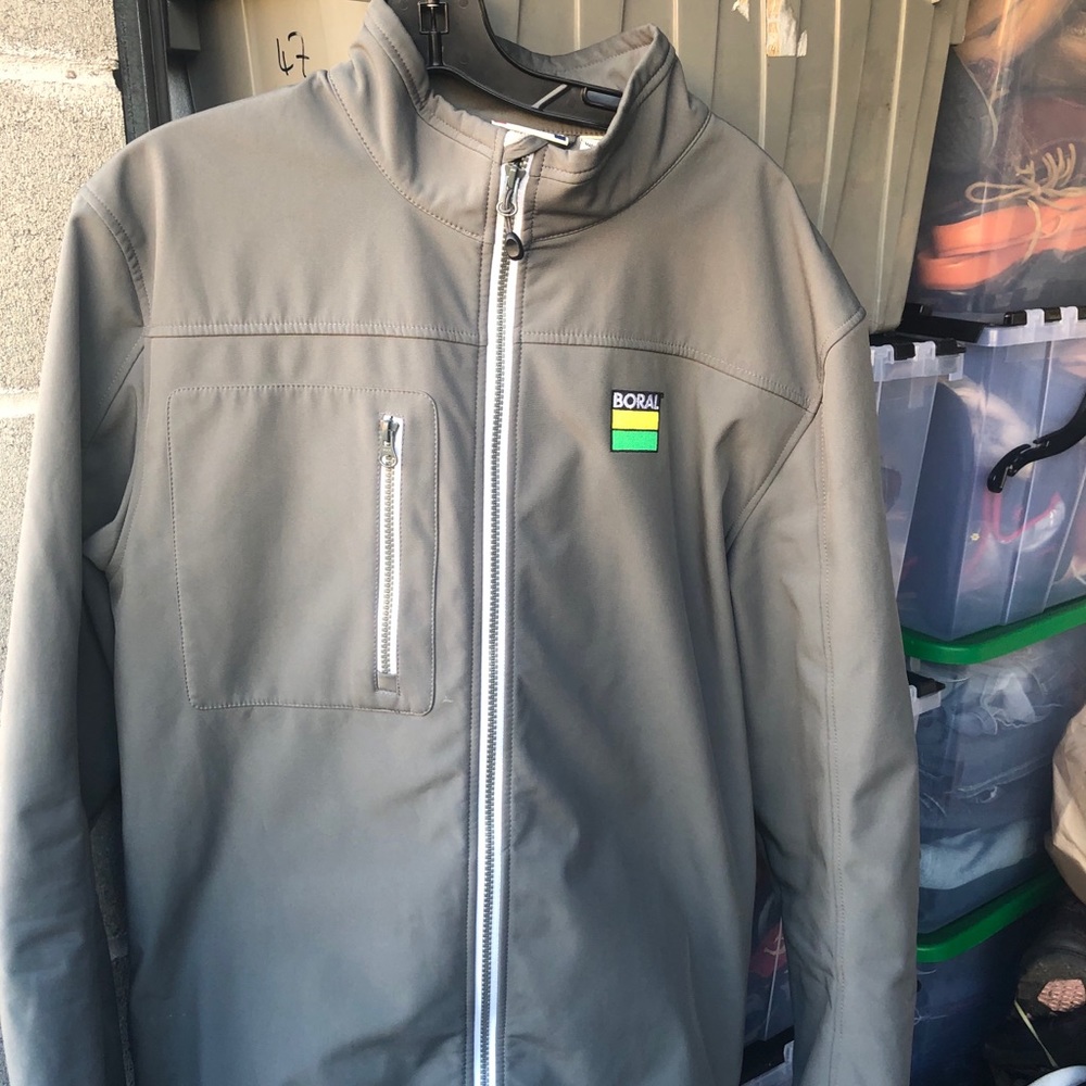 Clique “Boreal” Men’s Full ZIP Gray Jacket Size M